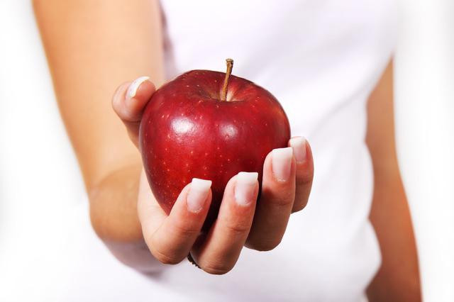grab a whole food when you are pressed for time -an-apple