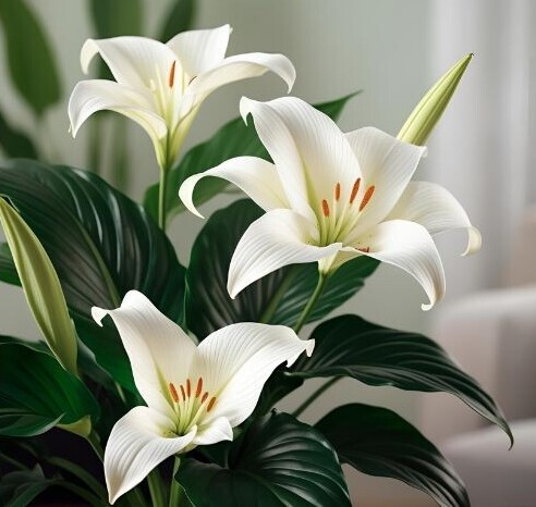 Peace Lily in bloom