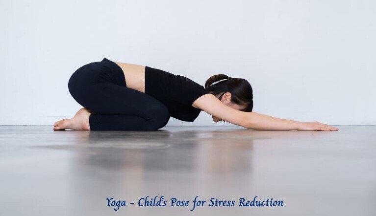 Childs Pose for Stress Reduction